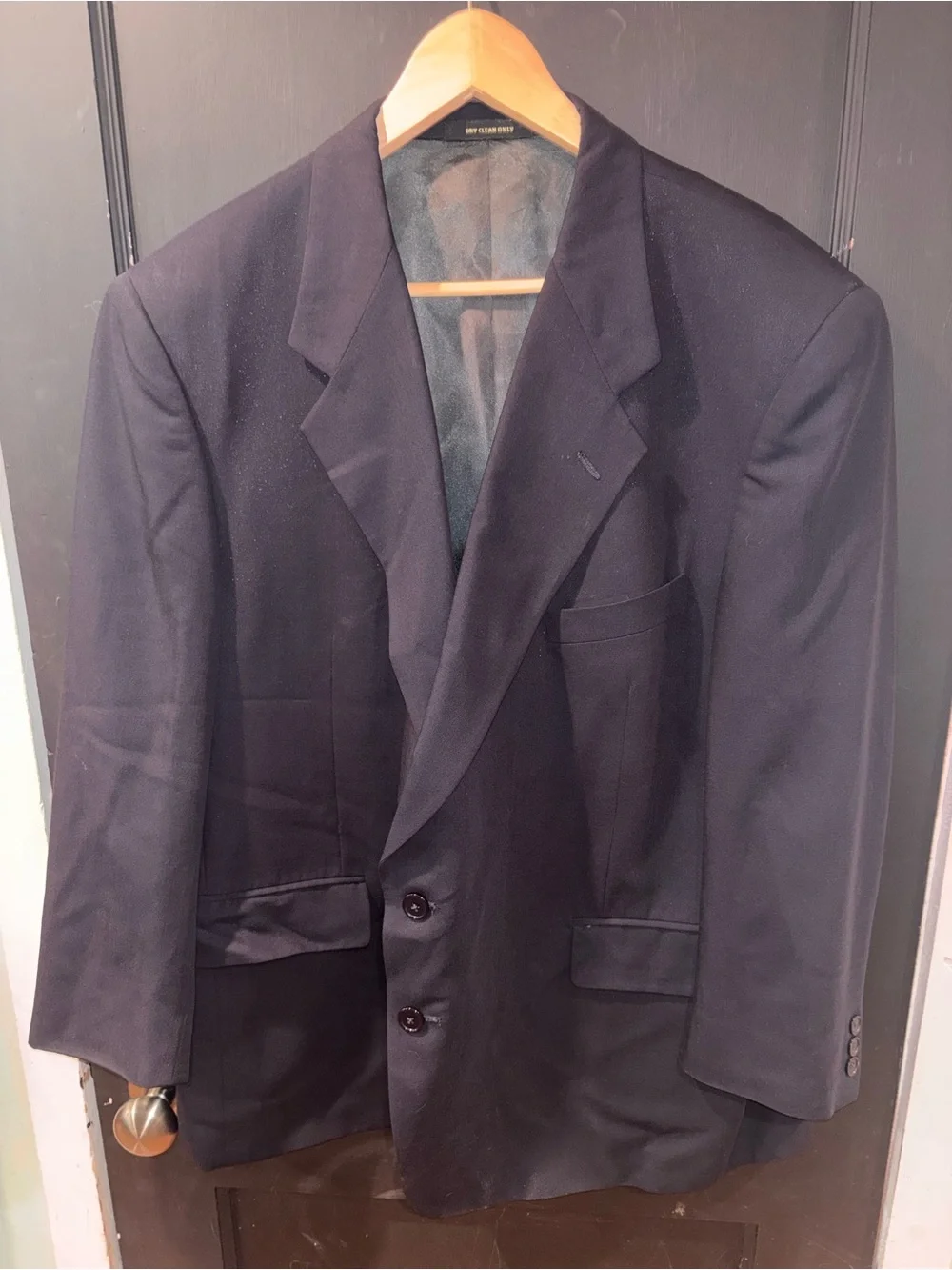 Givenchy Monsieur Navy Wool Blazer Sport Coat 46S Made in Italy